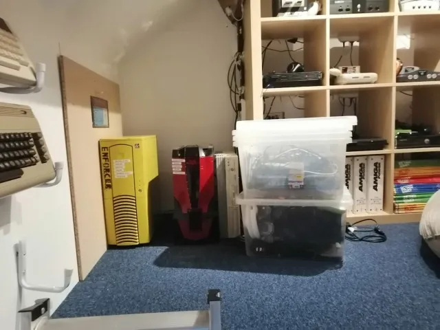 A magnetically attached loft storage cover